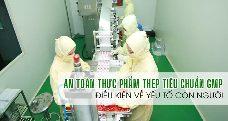 ATTP-Điều kiện con người đáp ứng tiêu chuẩn GMP sản xuất thực phẩm chức năng (TPCN)
