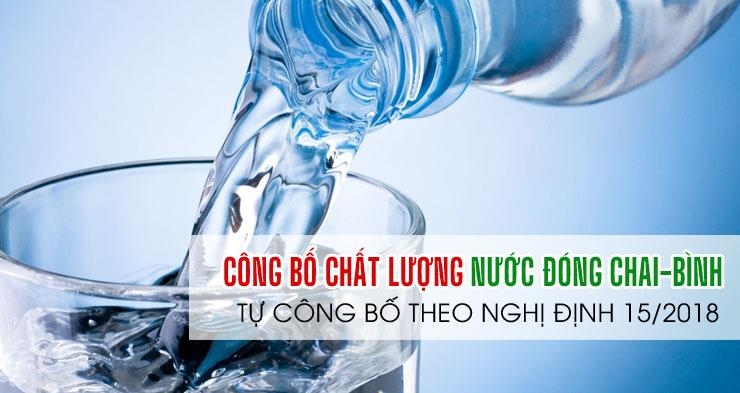 CBCL-Tư vấn tự công bố chất lượng nước uống đóng chai theo quy định mới