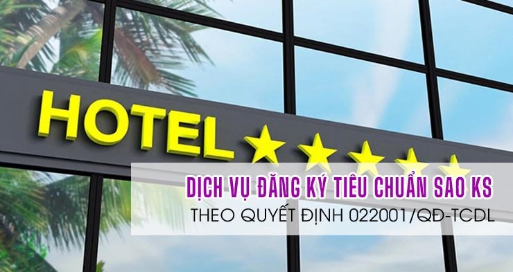 DV-Xin giấy phép tiêu chuẩn sao khách sạn theo Quyết định số 022001/QĐ-TCDL